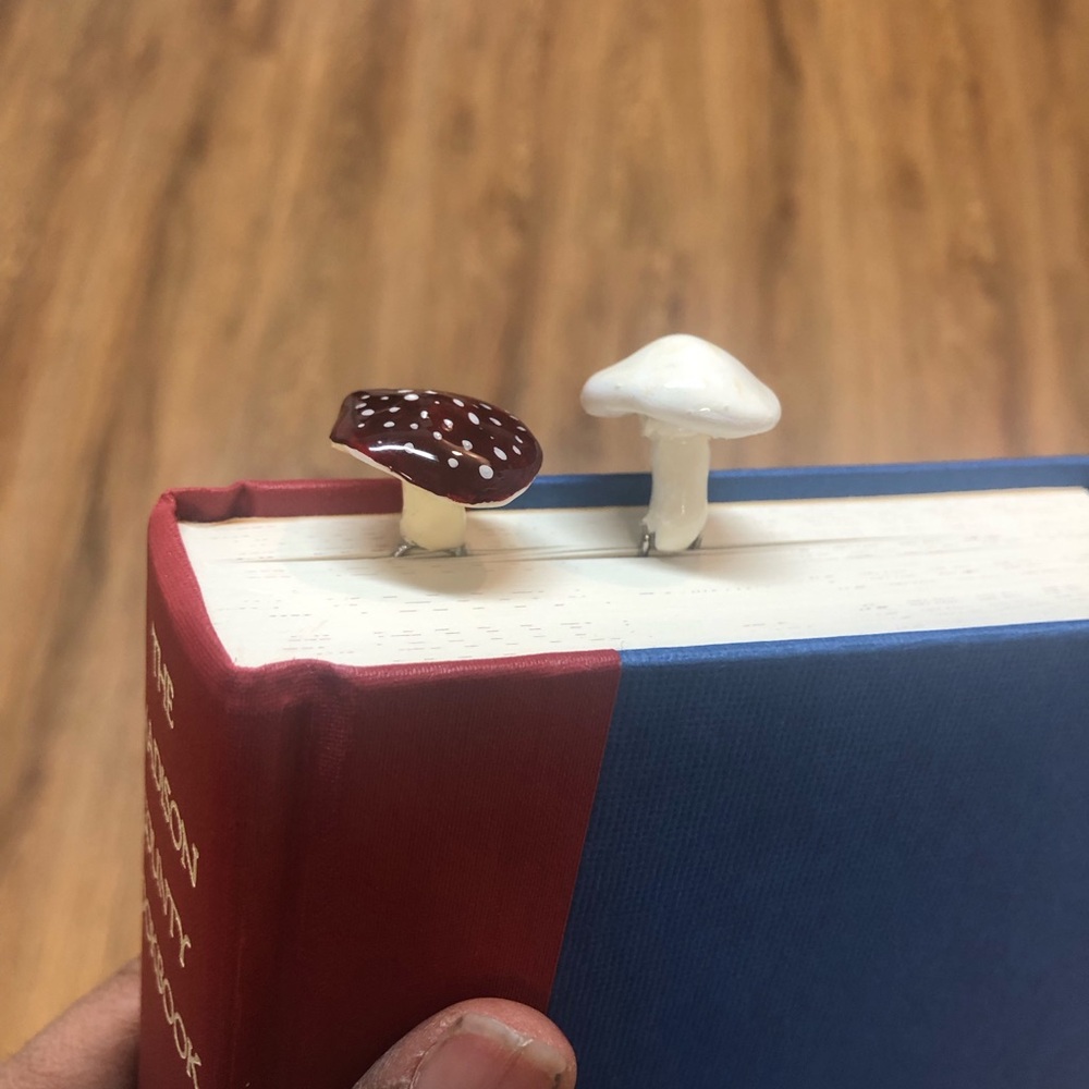 Mushroom Bookmarks Set
